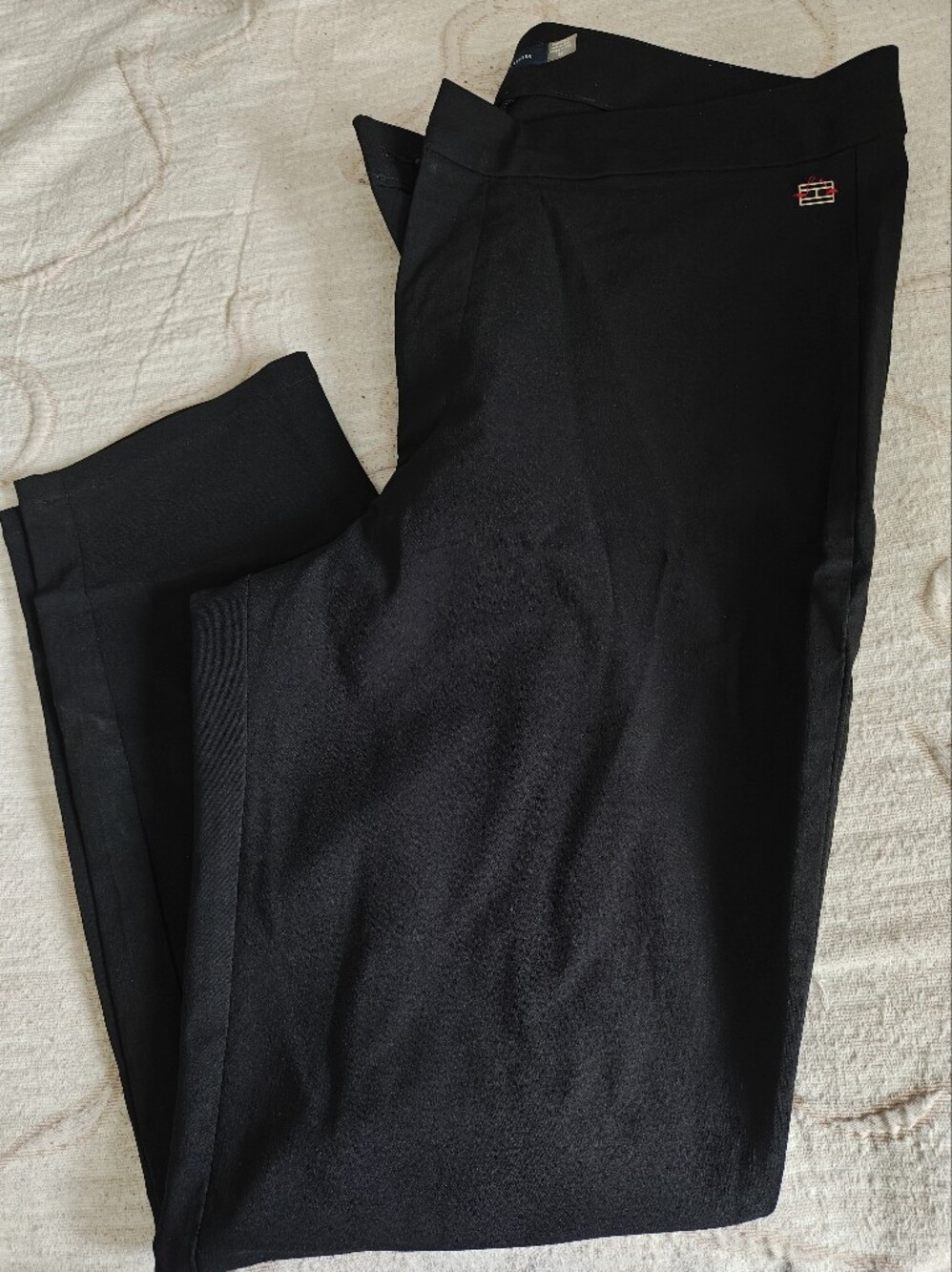 Tommy Hilfiger Black Straight Leg Pants
